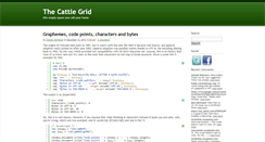 Desktop Screenshot of cattlegrid.info